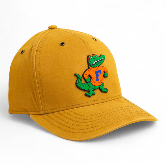 Florida Gators Retro Albert 3D Snapback Canvas Hat- Wheat