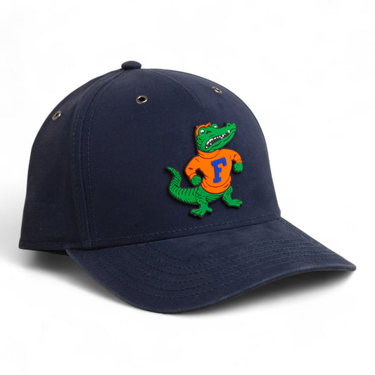 Florida Gators Retro Albert 3D Snapback Canvas Hat- Navy