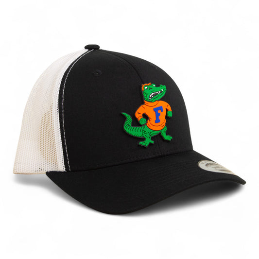 Florida Gators Retro Albert 3D YP Snapback Trucker Hat- Black/ White