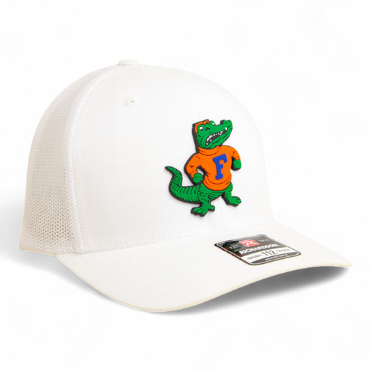 Florida Gators Retro Albert 3D Snapback Trucker Hat- White