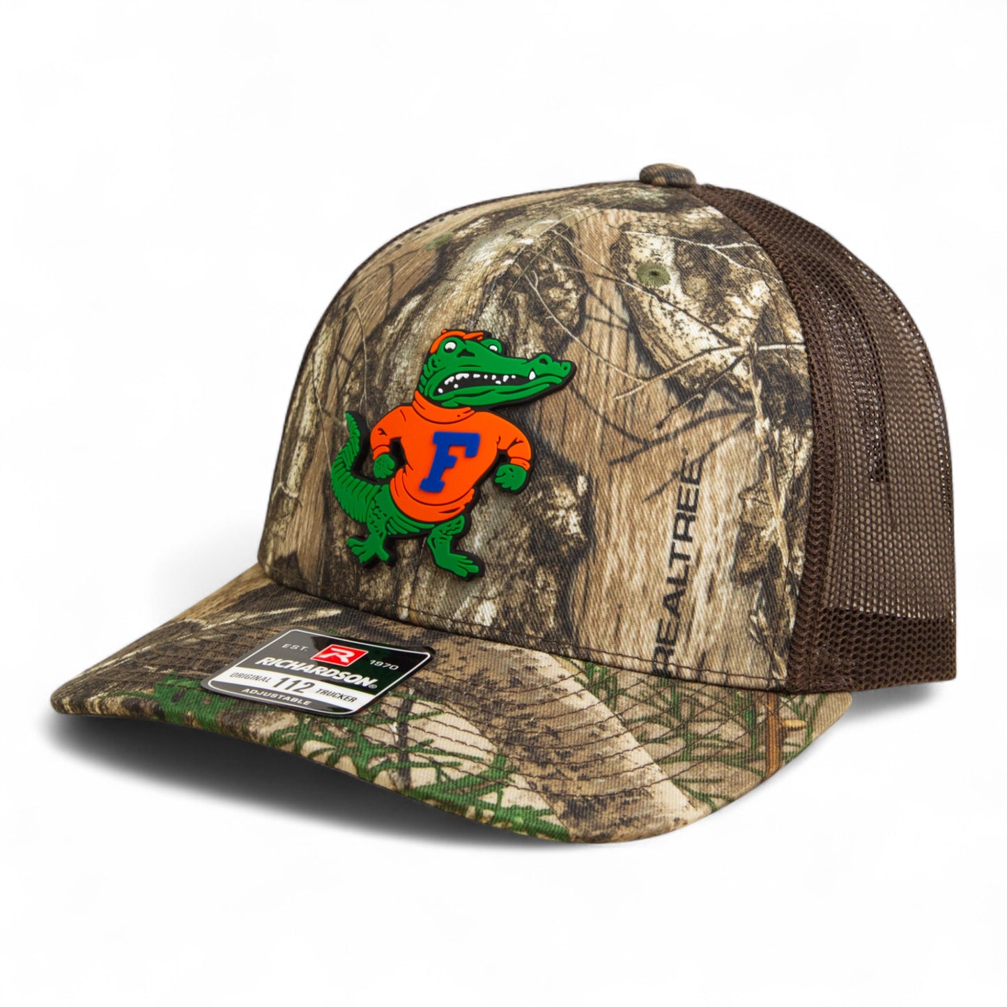 Florida Gators Retro Albert 3D Snapback Trucker Hat- Realtree Edge/ Brown