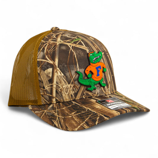 Florida Gators Retro Albert 3D Snapback Trucker Hat- Realtree Max 7/ Buck