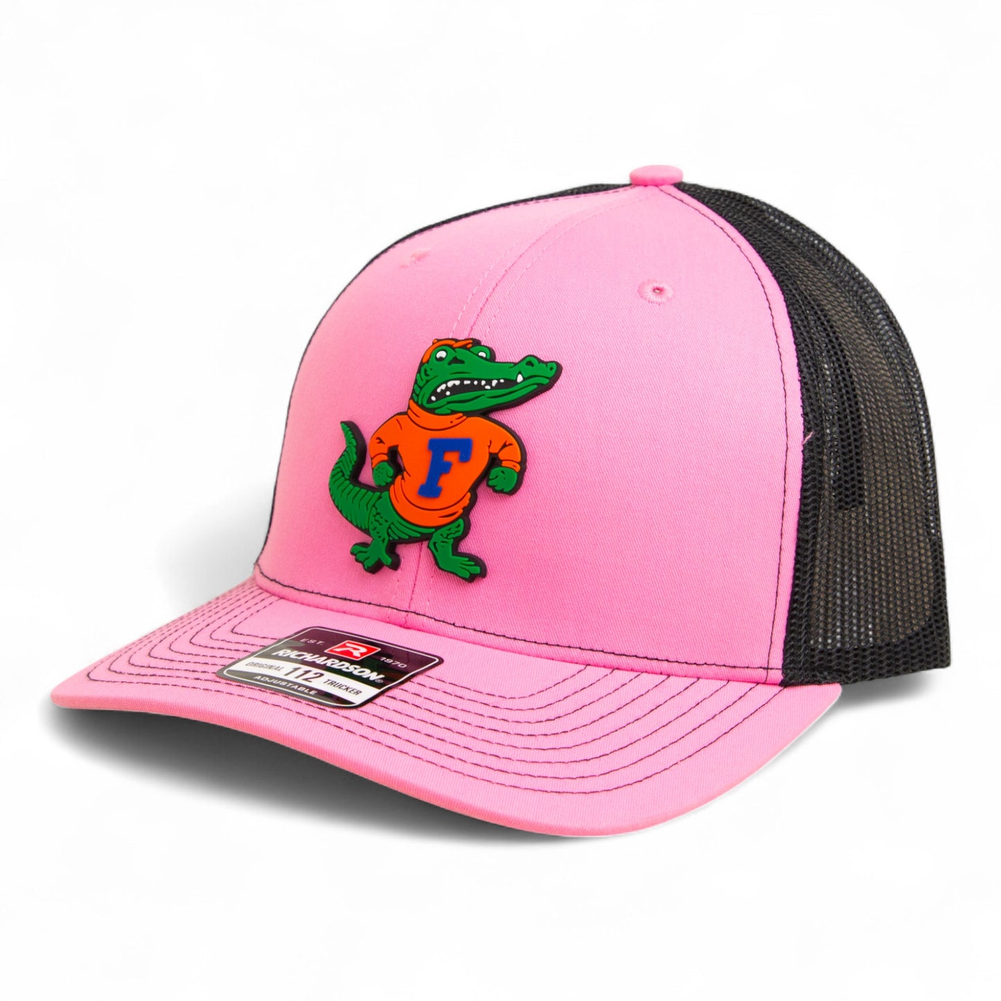 Florida Gators Retro Albert 3D Snapback Trucker Hat- Pink/ Black