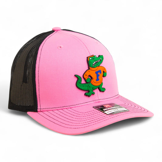 Florida Gators Retro Albert 3D Snapback Trucker Hat- Pink/ Black