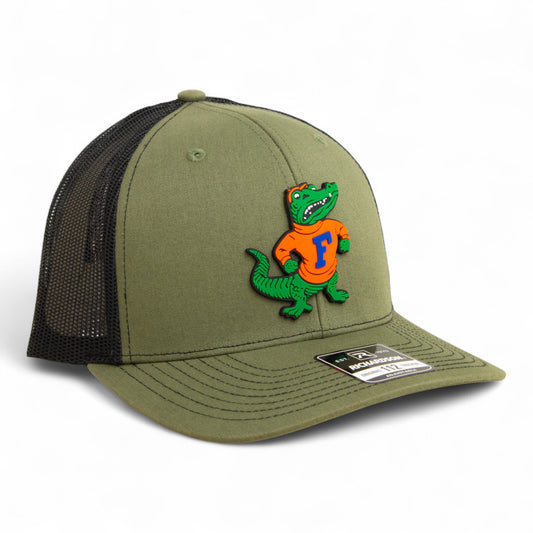 Florida Gators Retro Albert 3D Snapback Trucker Hat- Loden/ Black