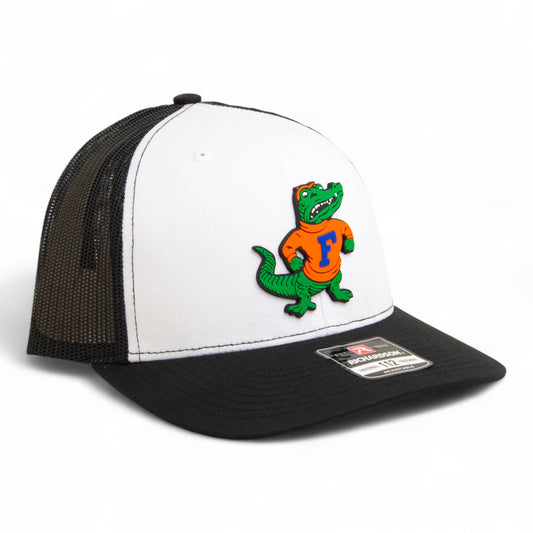 Florida Gators Retro Albert 3D Snapback Trucker Hat- White/ Black