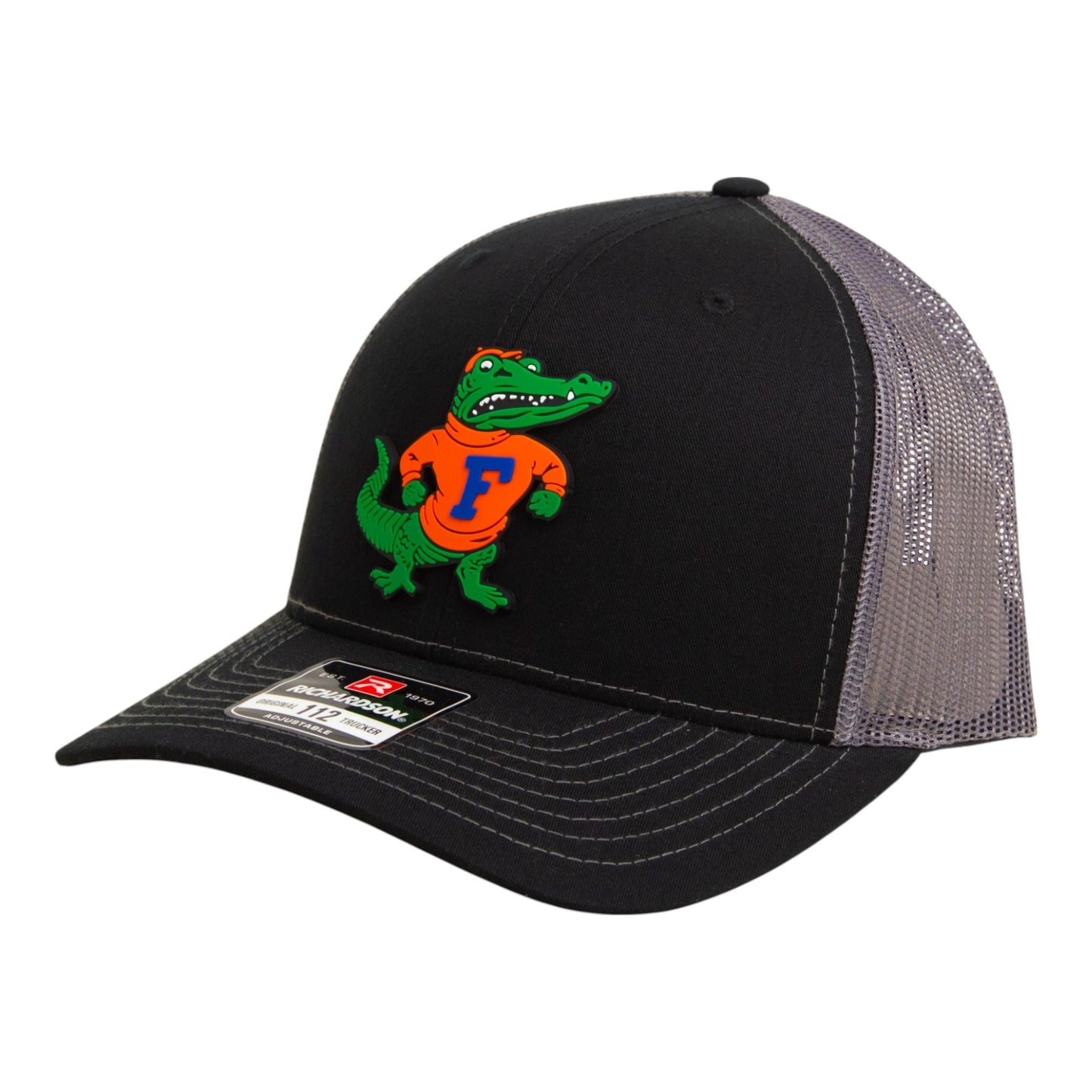 Florida Gators Retro Albert 3D Snapback Trucker Hat- Black/ Charcoal