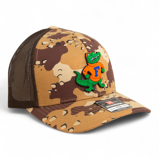 Florida Gators Retro Albert 3D Snapback Trucker Hat- Desert Camo/ Brown
