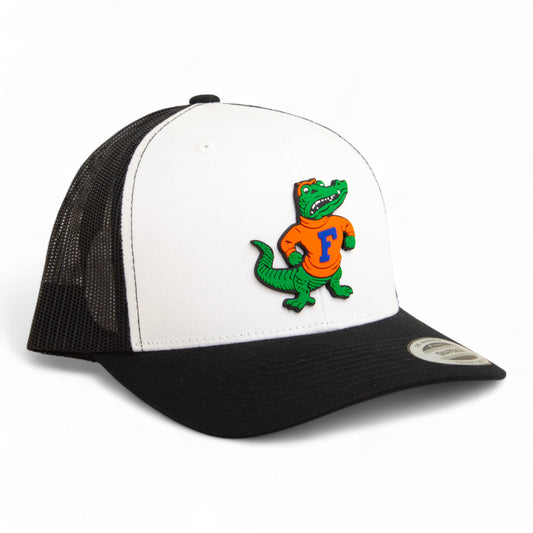 Florida Gators Retro Albert 3D YP Snapback Trucker Hat- White/ Black