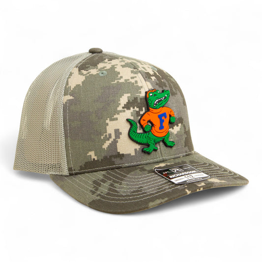 Florida Gators Retro Albert 3D Snapback Trucker Hat- Military Digital Camo