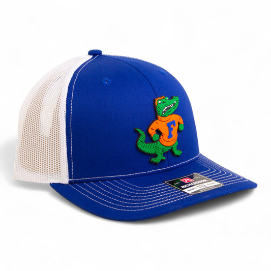 Florida Gators Retro Albert 3D Snapback Trucker Hat- Royal/ White