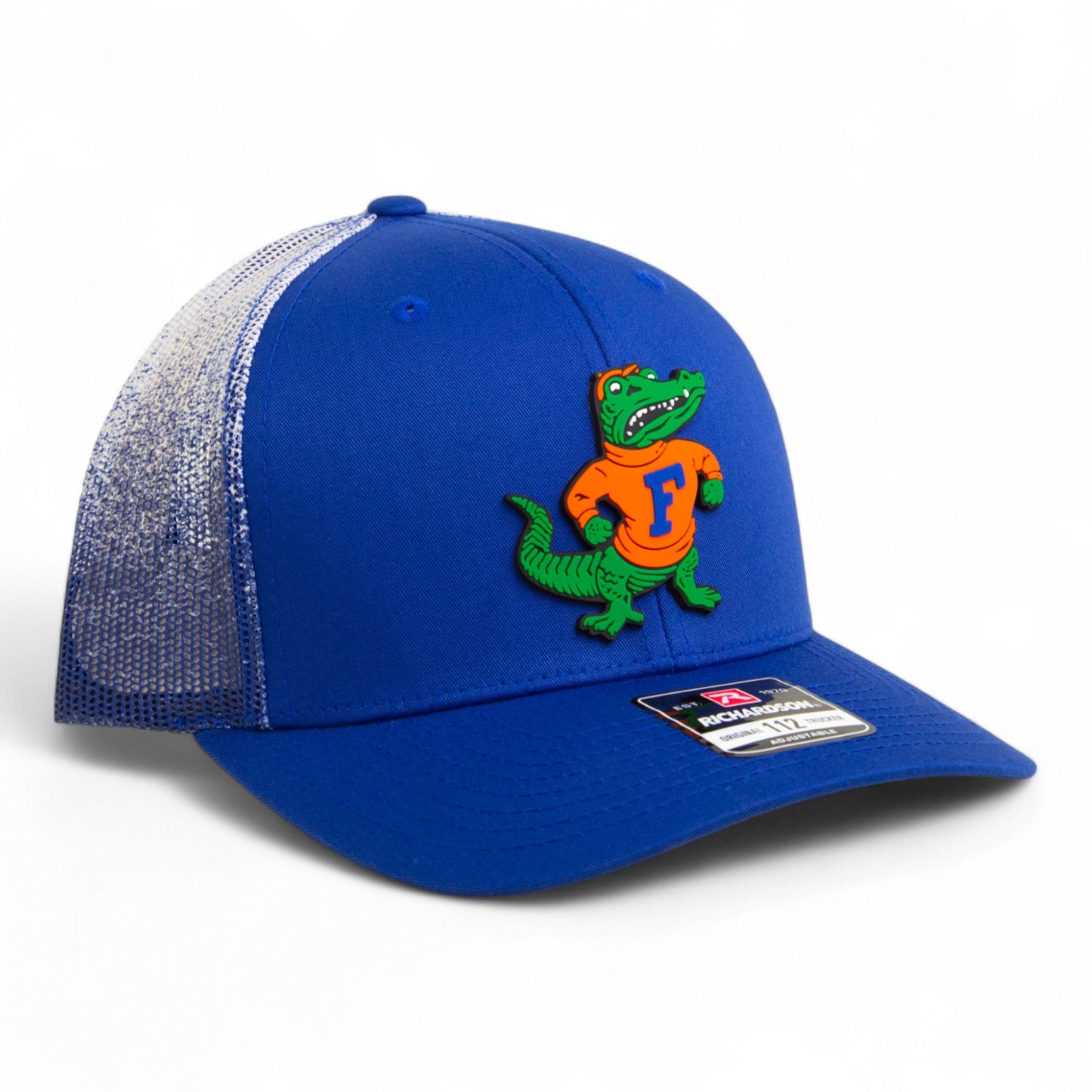 Florida Gators Retro Albert 3D Snapback Trucker Hat- Royal Fade