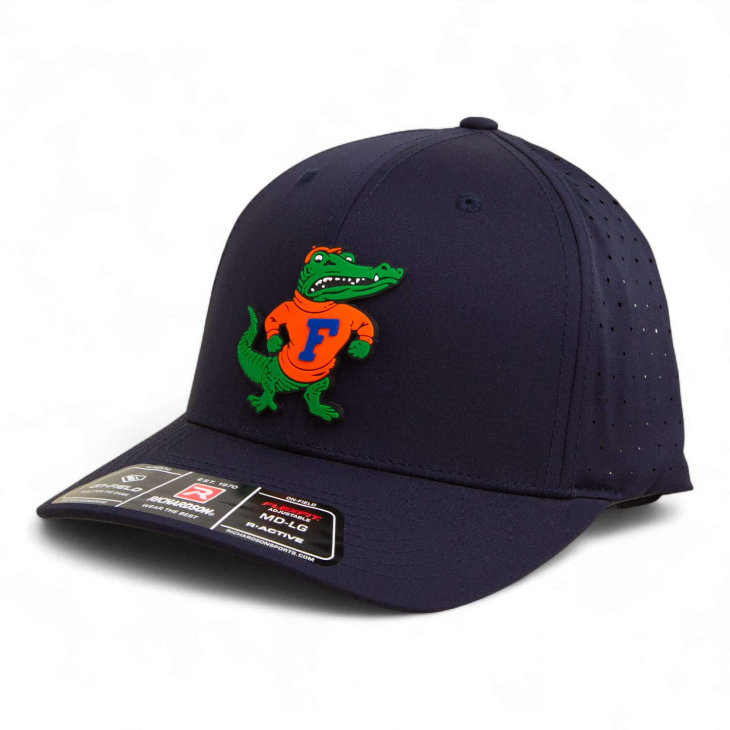 Florida Gators Retro Albert 3D Laser Perf R-Flex Cap- Navy