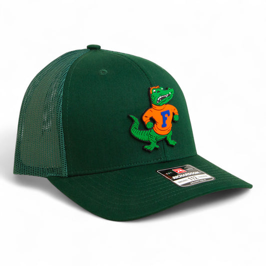 Florida Gators Retro Albert 3D Snapback Trucker Hat- Dark Green