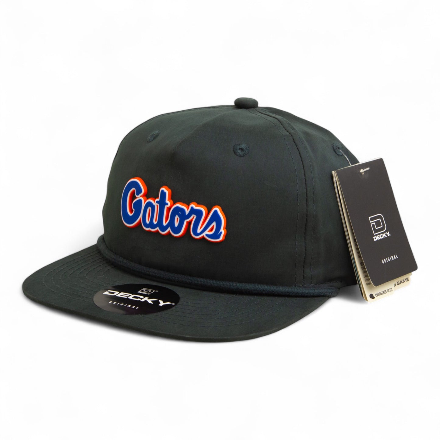 Florida Gators Script Blue 3D Classic Rope Hat- Charcoal