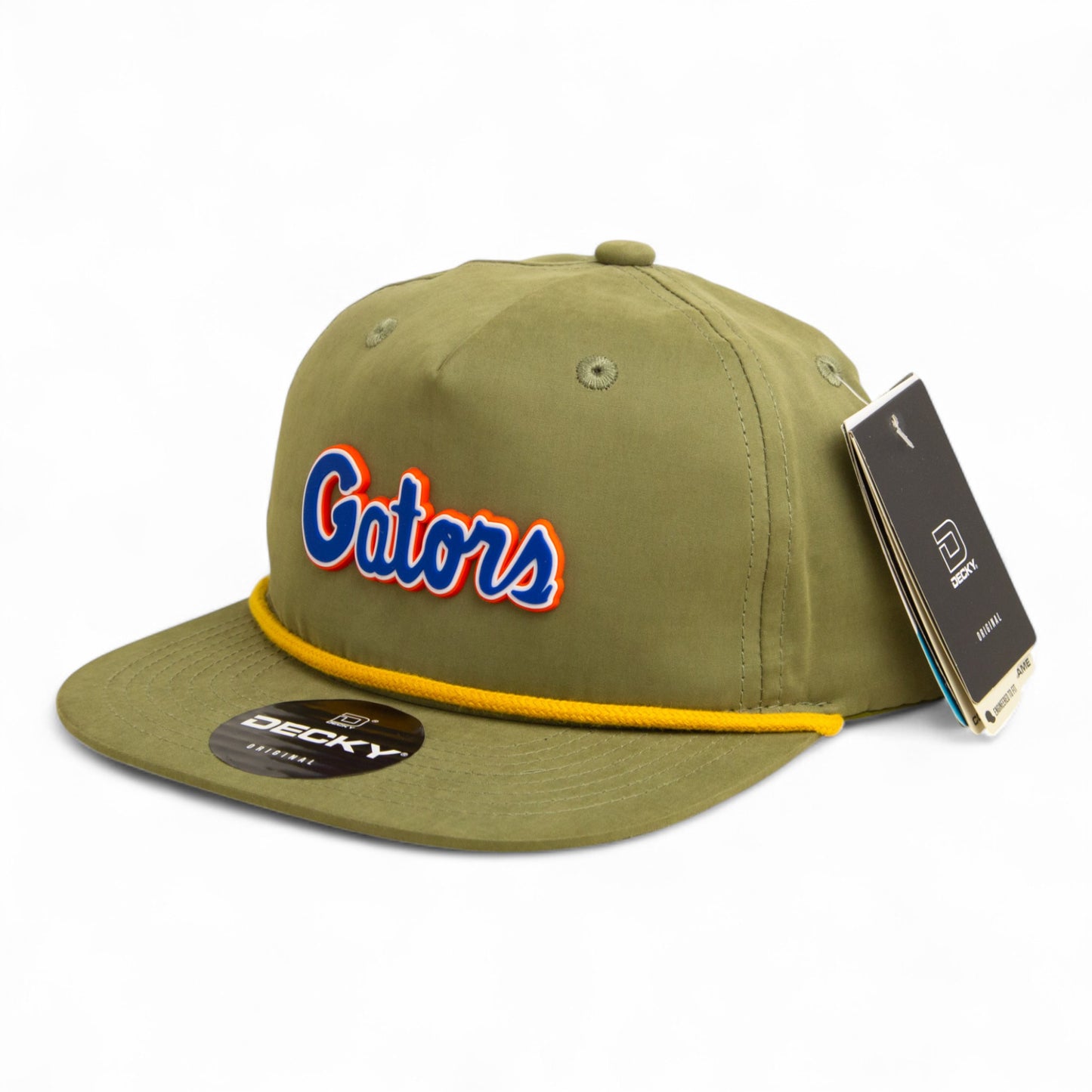 Florida Gators Script Blue 3D Classic Rope Hat- Loden/ Amber