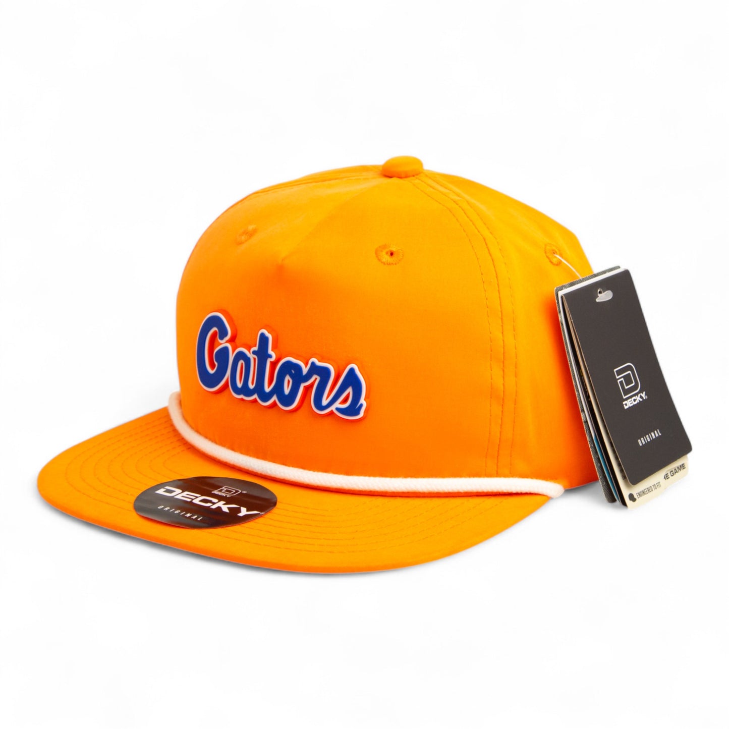 Florida Gators Script Blue 3D Classic Rope Hat- Orange/ White