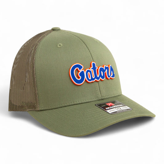 Florida Gators Script Blue 3D Snapback Trucker Hat- Loden