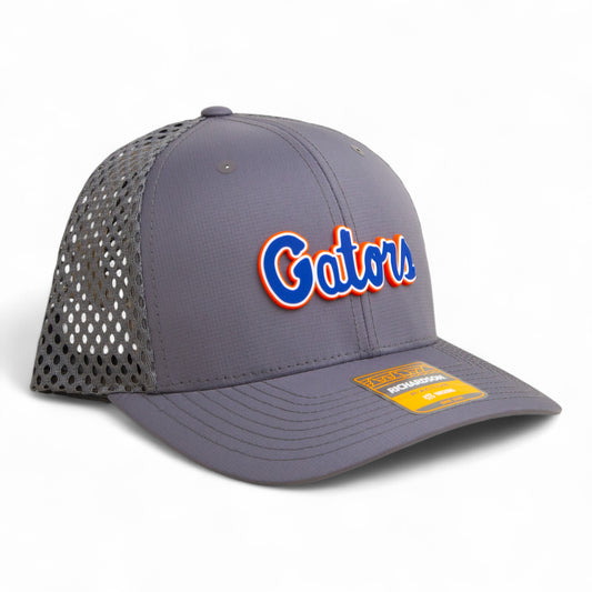 Florida Gators Script Blue 3D Snapback Tilikum Trucker Hat- Charcoal