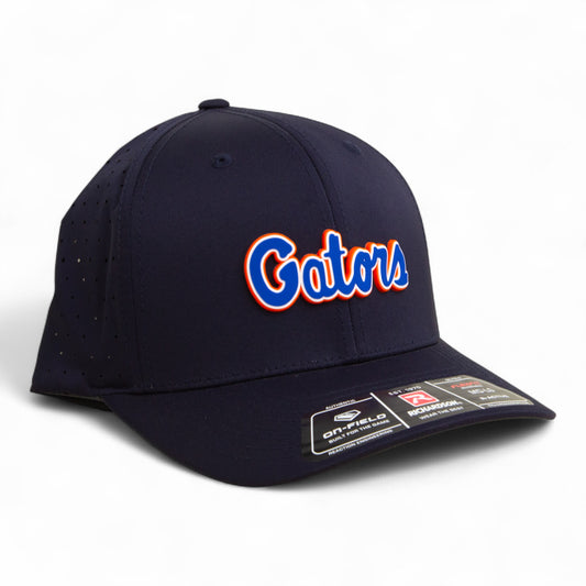 Florida Gators Script Blue 3D Laser Perf R-Flex Cap- Navy