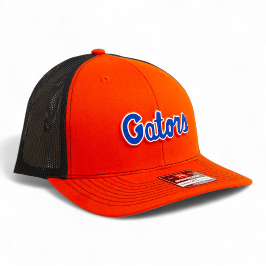 Florida Gators Script Blue 3D Snapback Trucker Hat- Orange/ Black