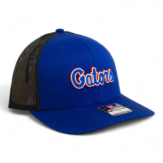 Florida Gators Script Blue 3D Snapback Trucker Hat- Royal/ Black