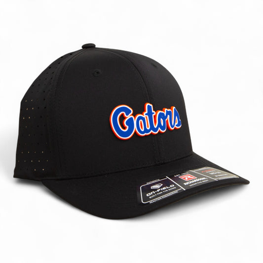 Florida Gators Script Blue 3D Laser Perf R-Flex Cap- Black
