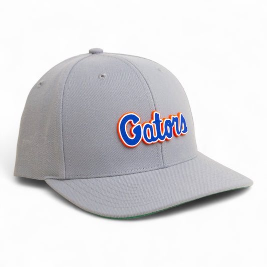Florida Gators Script Blue 3D Snapback Surge Trucker Hat- Grey