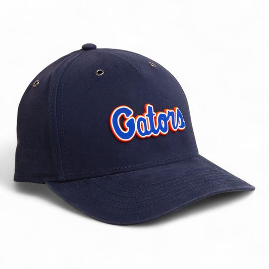 Florida Gators Script Blue 3D Snapback Canvas Hat- Navy