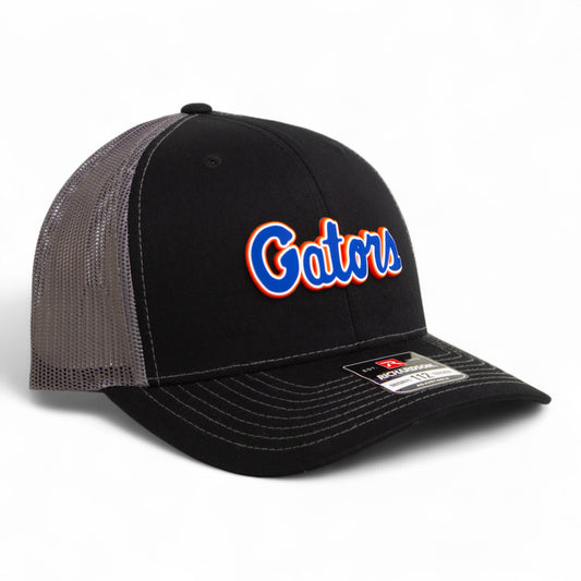 Florida Gators Script Blue 3D Snapback Trucker Hat- Black/ Charcoal