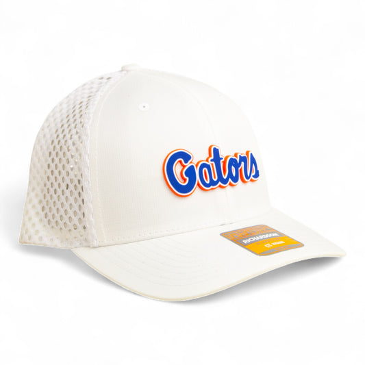 Florida Gators Script Blue 3D Snapback Tilikum Trucker Hat- White