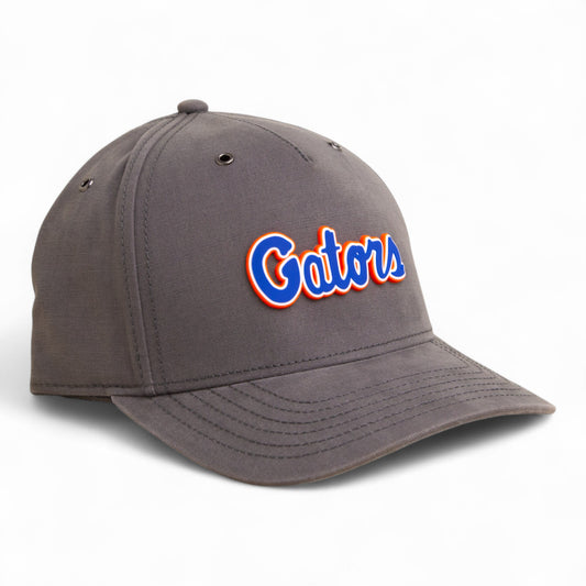 Florida Gators Script Blue 3D Snapback Canvas Hat- Charcoal