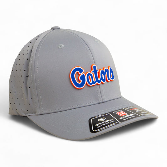 Florida Gators Script Blue 3D Laser Perf R-Flex Cap- Grey