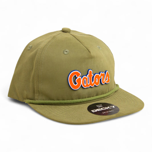 Florida Gators Script Orange 3D Classic Rope Hat- Loden