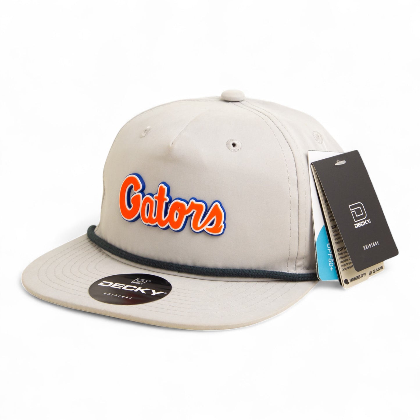 Florida Gators Script Orange 3D Classic Rope Hat- Grey/ Charcoal
