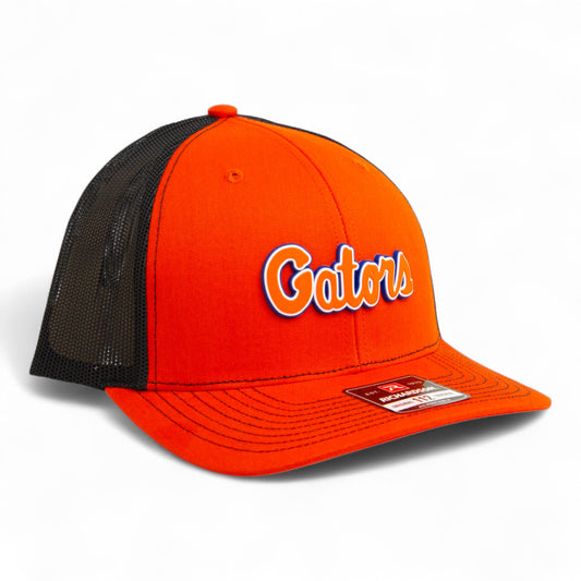 Florida Gators Script Orange 3D Snapback Trucker Hat- Orange/ Black