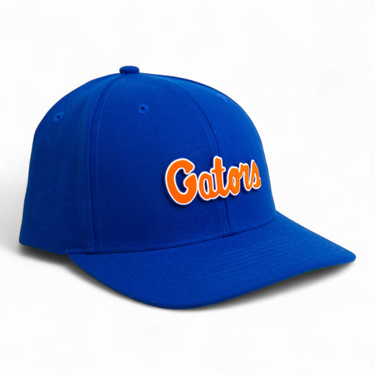 Florida Gators Script Orange 3D Snapback Surge Trucker Hat- Royal