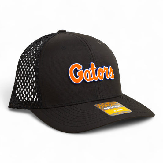 Florida Gators Script Orange 3D Snapback Tilikum Trucker Hat- Black