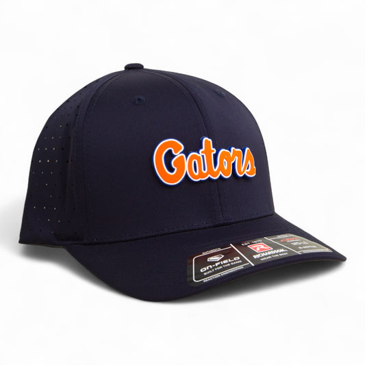 Florida Gators Script Orange 3D Laser Perf R-Flex Cap- Navy