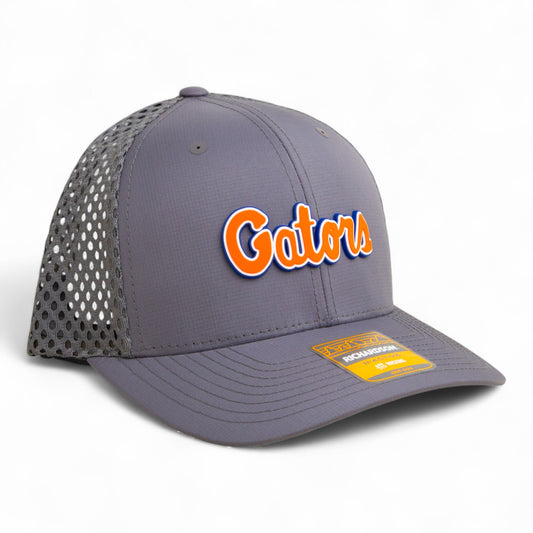 Florida Gators Script Orange 3D Snapback Tilikum Trucker Hat- Charcoal
