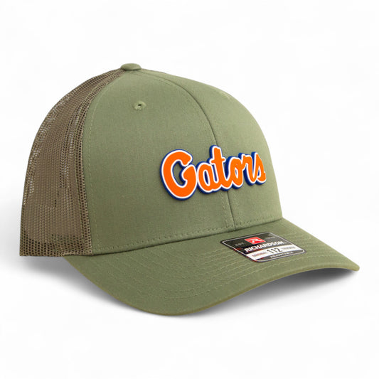 Florida Gators Script Orange 3D Snapback Trucker Hat- Loden