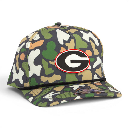 Georgia Bulldogs Power G 3D Duck Camo Rope Hat- Bayou