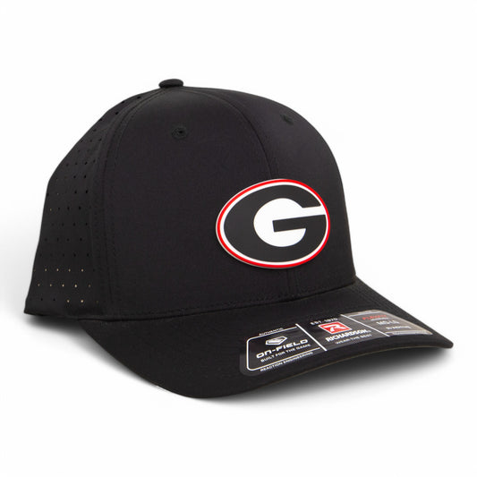 Georgia Bulldogs Power G 3D Laser Perf R-Flex Cap- Black
