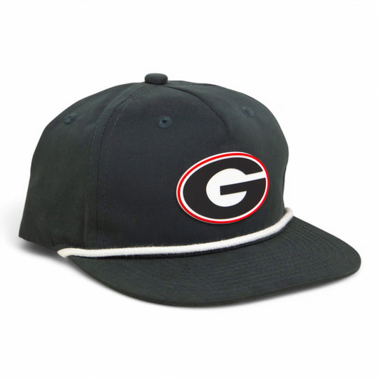 Georgia Bulldogs Power G 3D Classic Rope Hat- Charcoal/ White