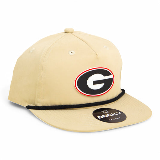Georgia Bulldogs Power G 3D Classic Rope Hat- Birch/ Black