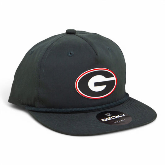 Georgia Bulldogs Power G 3D Classic Rope Hat- Charcoal