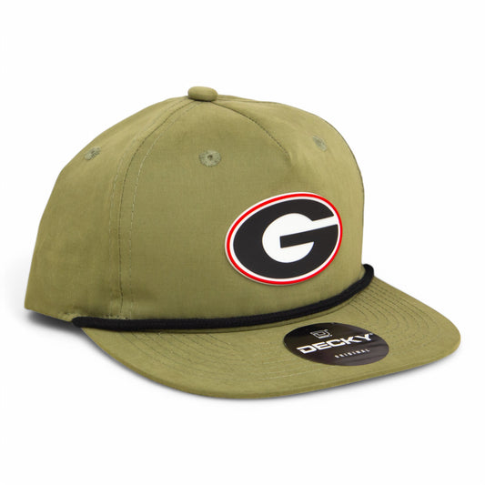 Georgia Bulldogs Power G 3D Classic Rope Hat- Loden/ Black