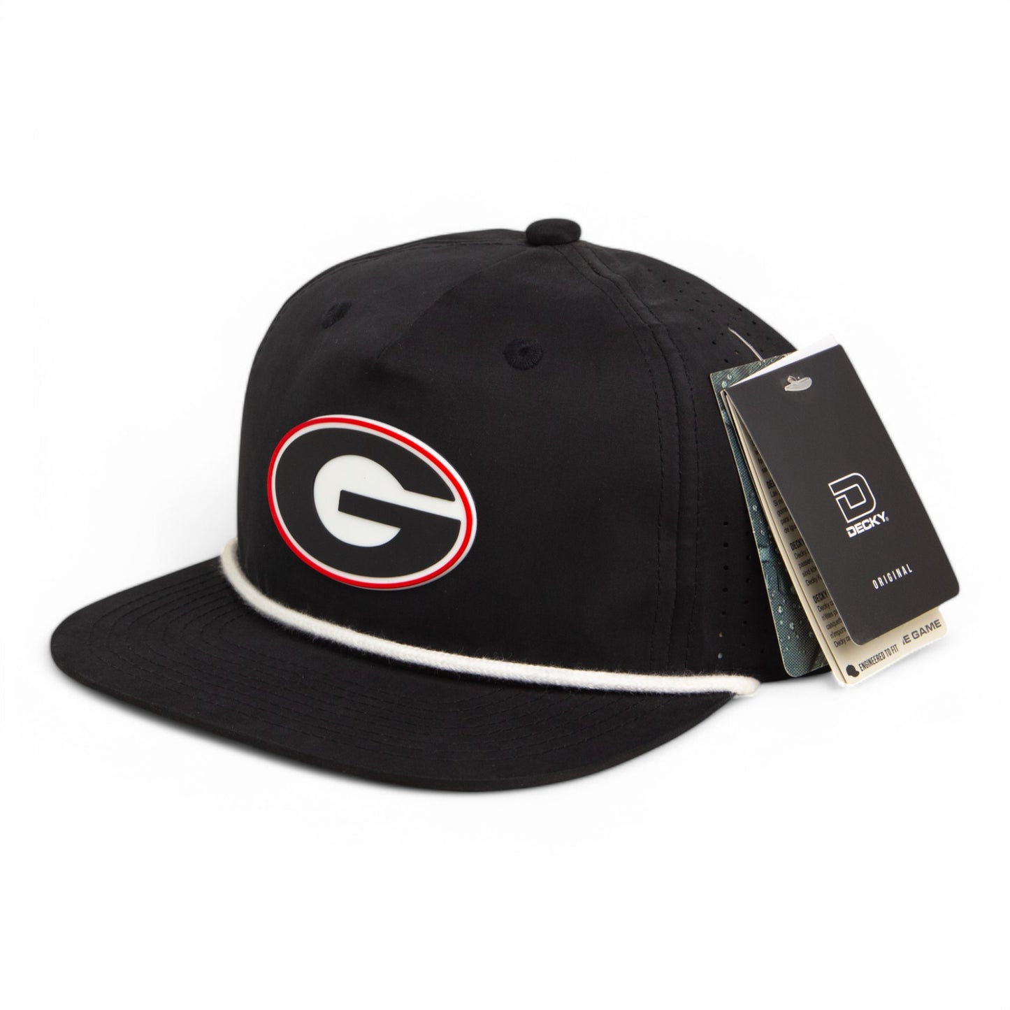 Georgia Bulldogs Power G 3D Classic Rope Hat- Black/ White