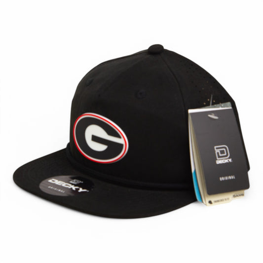 Georgia Bulldogs Power G 3D Perforated Rope Hat- Black