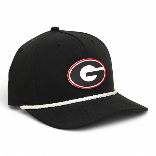Georgia Bulldogs Power G 3D Five Panel Classic Rope Hat- Black/ White